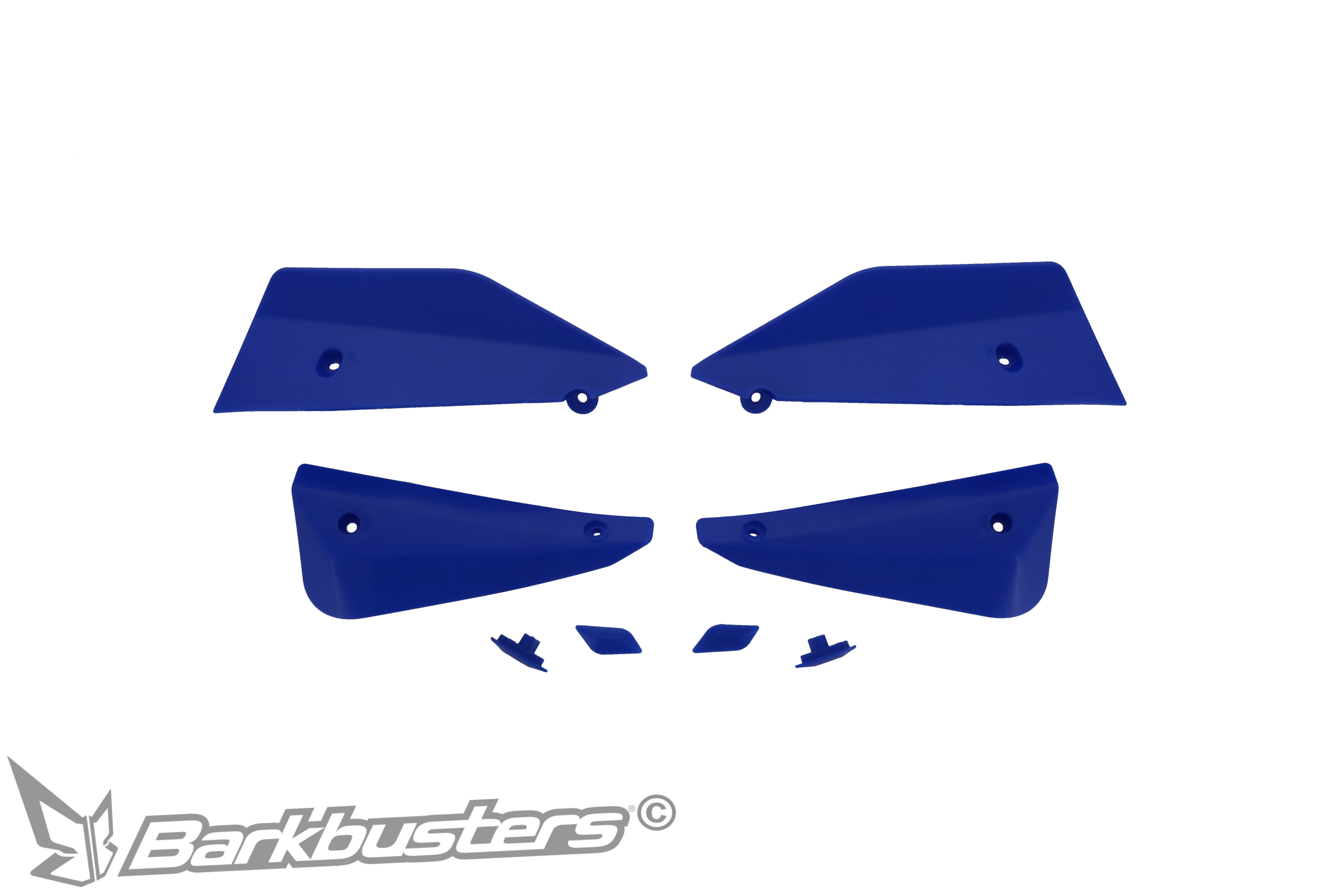BARKBUSTERS Accessory - MTB Deflector & Plug Set (Code: B-084) - BLUE